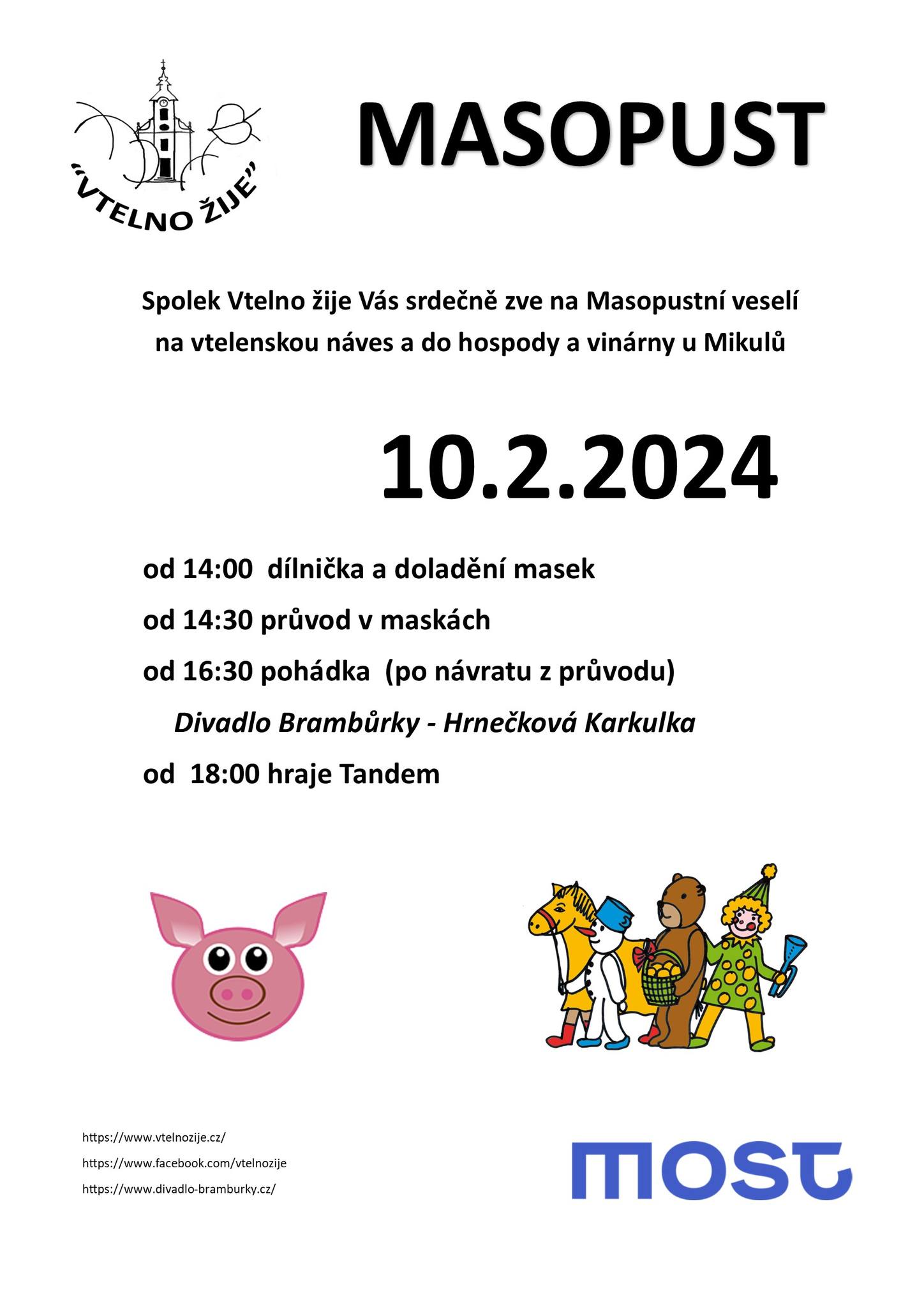 Pozvánka Vtelno žije